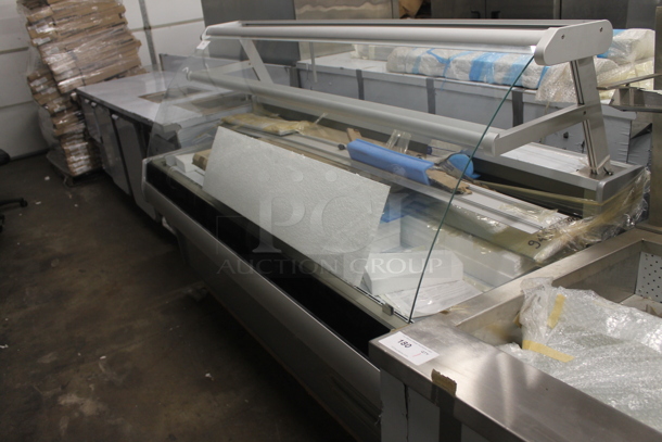 BRAND NEW SCRATCH AND DENT! Metal Commercial Floor Style Deli Display Case Merchandiser. Does Not Come w/ Remote Compressor - Image 2 of 5