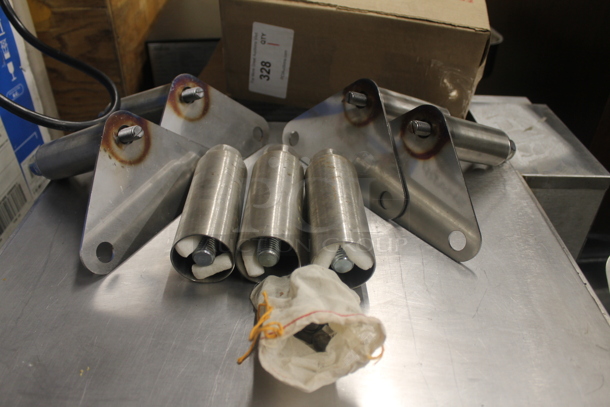 ALL ONE MONEY! Lot of 4 Metal Legs and Metal Pieces - Image 1 of 5