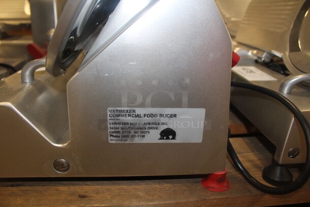 WOW! Varimixer Model VS25F/N Commercial Countertop Meat/Cheese Deli Slicer. 20x13x15. 120V/60Hz. Needs Carriage.  - Image 2 of 3