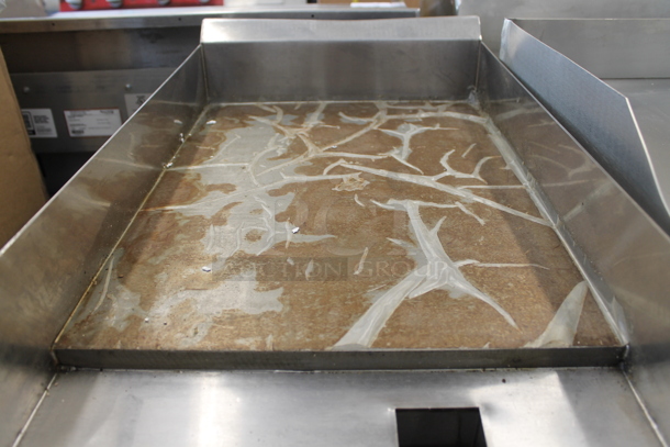 2021 Avantco 177CAG15TG Stainless Steel Commercial Countertop Natural Gas Powered Flat Top Griddle w/ Thermostatic Controls. 35,000 BTU. - Image 3 of 4
