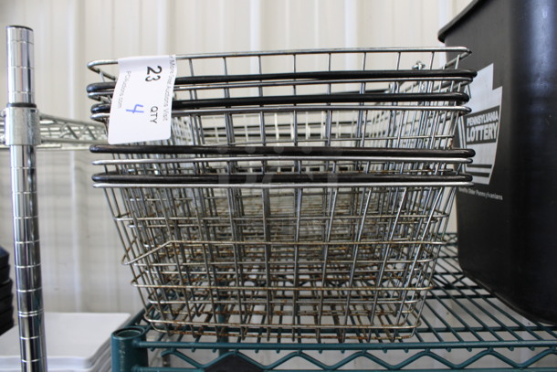 4 Metal Wire Baskets. 14x19x6. 4 Times Your Bid! - Image 1 of 3