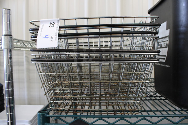 4 Metal Wire Baskets. 14x19x6. 4 Times Your Bid!