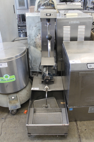 Pitco Frialator P18K Stainless Steel Commercial Oil Filtration System on Commercial Casters. 115 Volts, 1 Phase.