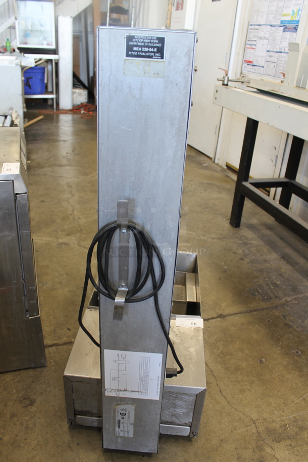Pitco Frialator P18K Stainless Steel Commercial Oil Filtration System on Commercial Casters. 115 Volts, 1 Phase. - Image 5 of 6