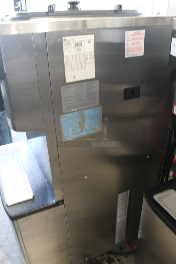 2013 Taylor C723-33 Stainless Steel Commercial Water Cooled Floor Style 2 Flavor w/ Twist Soft Serve Ice Cream Machine on Commercial Casters. 208-230 Volts, 3 Phase. - Image 7 of 10