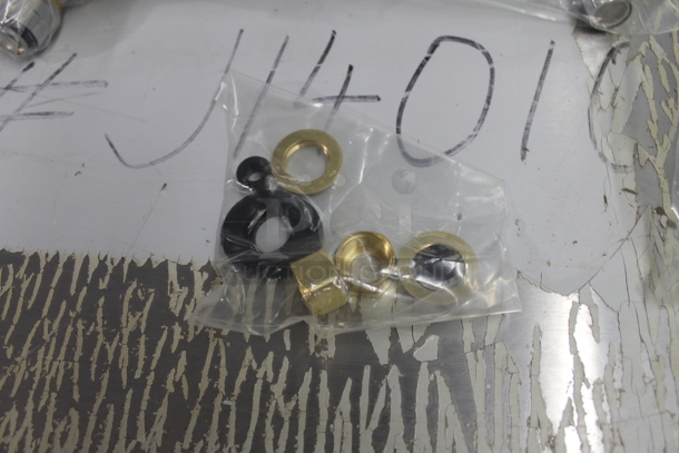 BRAND NEW IN BOX! Krowne 13-81L Stainless Steel Deck Mount Faucet w/ Handles. - Image 4 of 5