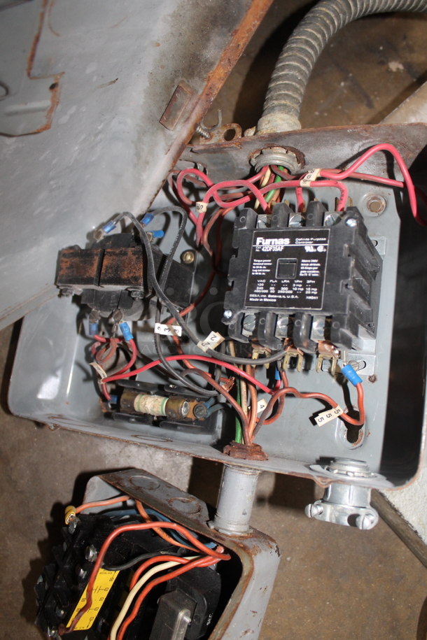 Groen EE-40 Stainless Steel Commercial Floor Style Electric Powered 40 Gallon Steam Kettle. 440 Volts, 3 Phase.  - Image 8 of 9