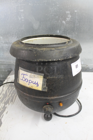 Glenray Metal Commercial Countertop Soup Kettle Food Warmer. 120 Volts, 1 Phase. Tested and Working! 