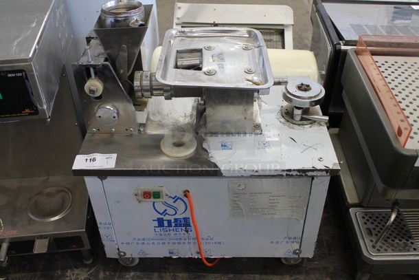 2016 Lishens BX5000 Stainless Steel Commercial Countertop Ravioli Pasta Machine. 220 Volts, 1 Phase.  - Image 1 of 5