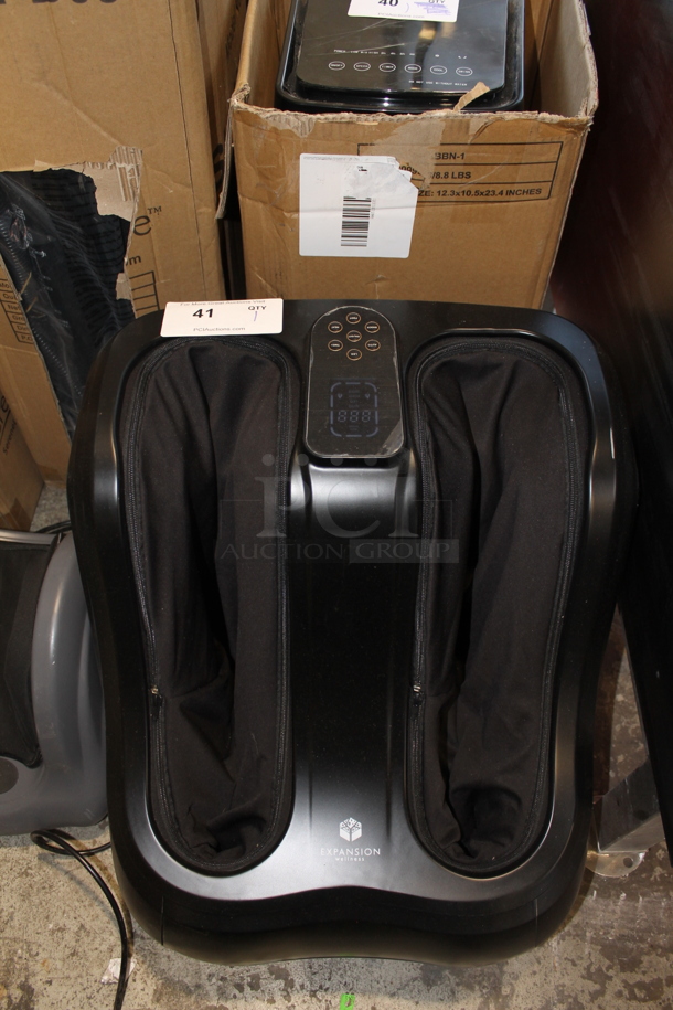 BRAND NEW SCRATCH AND DENT! Expansion TD001F-6 Foot and Calf Massager. 110 Volts, 1 Phase. Tested and Working!