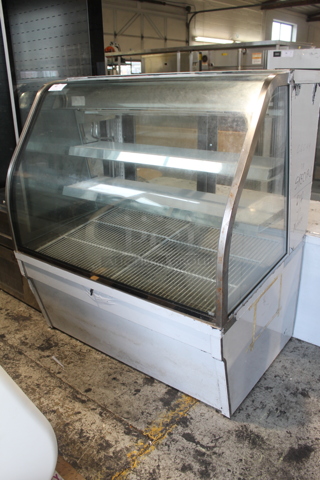 CustomCool CGD4R Stainless Steel Commercial Deli Display Case Merchandiser. 115 Volts, 1 Phase. Does Not Come w/ Remote Compressor.