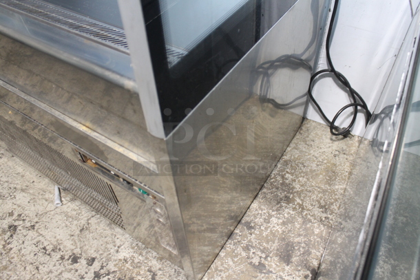 BRAND NEW SCRATCH AND DENT! Stainless Steel Commercial Floor Style Open Grab N Go Merchandiser. Does Not Come w/ Remote Compressor. - Image 9 of 12