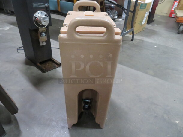 One Cambro 5 Gallon Insulated Dispenser.  #500LCD
