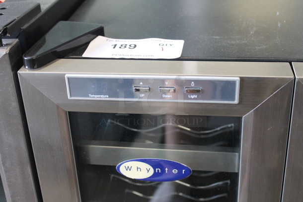 BRAND NEW SCRATCH AND DENT! Whynter WC-321DD 32 Bottle Dual Temperature Zone Freestanding Wine Cooler Merchandiser. 115 Volts, 1 Phase. Tested and Working! - Image 2 of 5