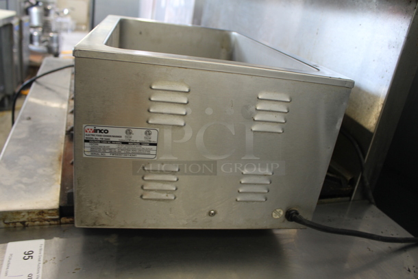 Winco FW-S600 Stainless Steel Commercial Countertop Food Warmer. 120 Volts, 1 Phase. Tested and Working! - Image 6 of 7