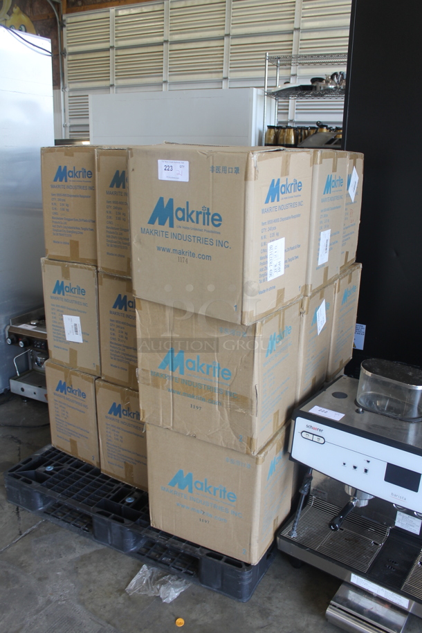 21 BRAND NEW! Boxes of 240 Makrite 9500-N95S Disposable Respirator. 21 Times Your Bid! - Image 3 of 5