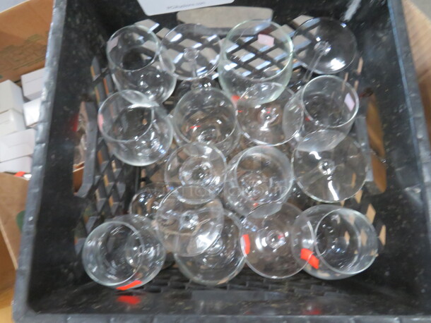 One Lot Of Assorted Glasses.