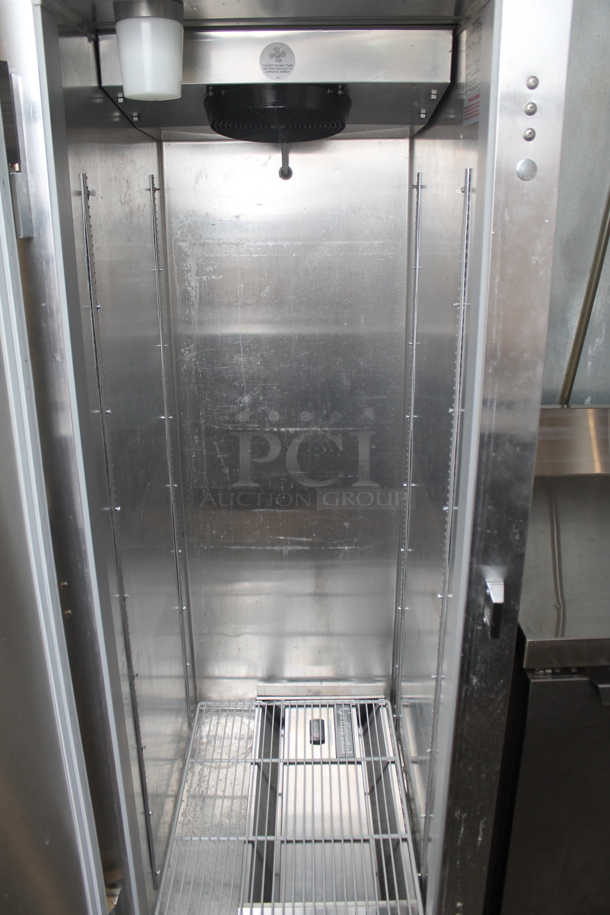 2018 Continental 1F Stainless Steel Commercial Single Door Reach In Freezer. 115 Volts, 1 Phase. Tested and Working! - Image 2 of 3
