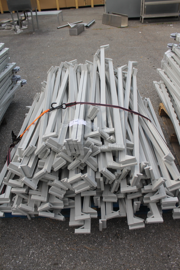 ALL ONE MONEY! PALLET LOT of BRAND NEW! Gray Poly Pieces. - Image 1 of 4