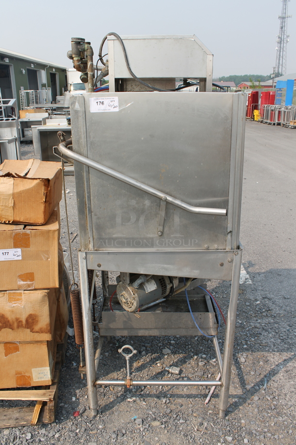 Jackson Conserver XL Commercial Stainless Steel Low Temp Door Type Dish Machine. 115V, 1 Phase. 