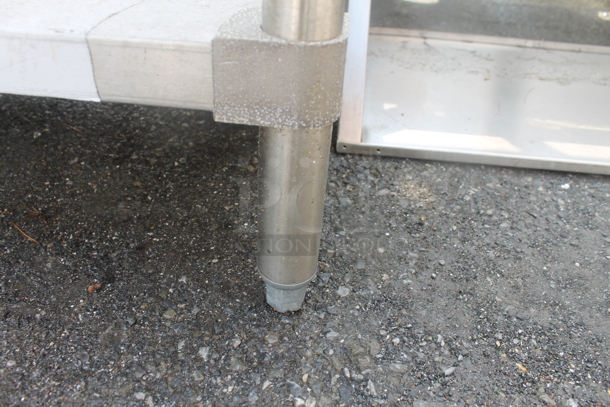BRAND NEW SCRATCH AND DENT! Stainless Steel Commercial Table w/ Under Shelf. - Image 4 of 4