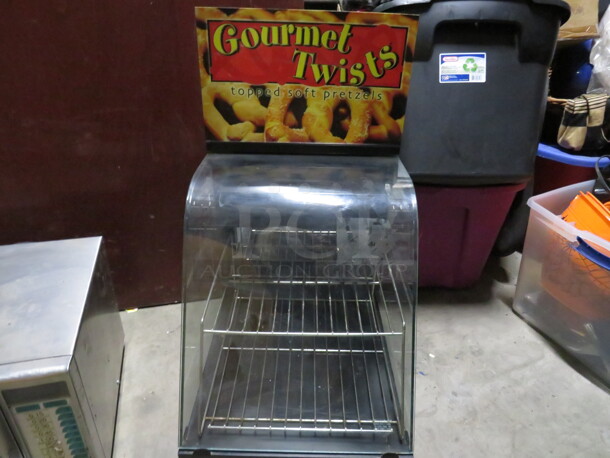 One Pretzel Warmer With 2 Shelves. Model# JJ304. 120 Volt. 15.5X20X19 - Image 1 of 2
