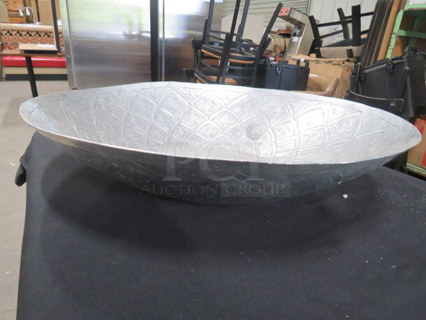 One 21X5 Aluminum Serving Bowl. - Image 2 of 2