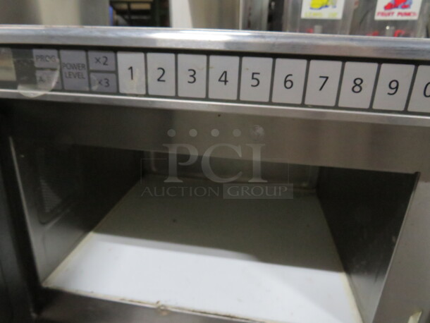 One Panasonic Microwave. Model# NE-17521. 208 Volt.  17X21X13. $1185.00. - Image 2 of 2