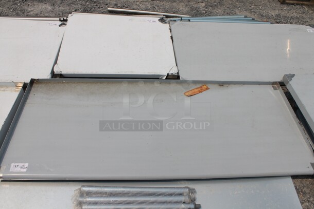 BRAND NEW SCRATCH AND DENT! Commercial Stainless Steel Disassembled Equipment Stand With Undershelf And Legs. - Image 3 of 4