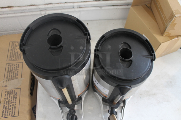 2 Bunn (27850 0209 and 27850 0210 Commercial Stainless Steel Infusion Series Soft Heat Thermal Coffee Servers With Black Tops In 1.0 Gallon And 1.5 Gallon. 2 Times Your Bid! 
9x12.5x11, 9x12x14.5 - Image 6 of 6
