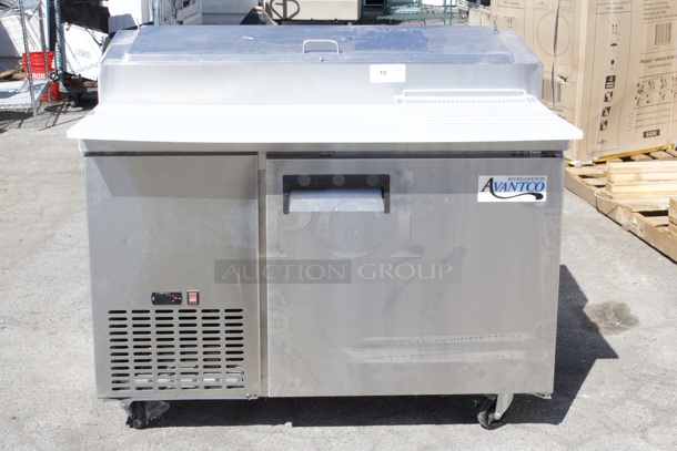 BRAND NEW SCRATCH & DENT! Avantco APPT-49-HC 49" 1 Door Refrigerated Pizza Prep Table - Tested Works Perfect - Image 2 of 2
