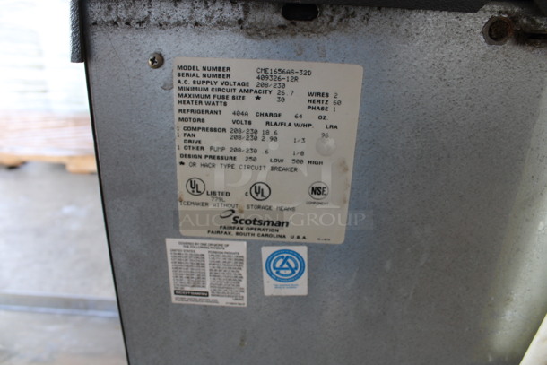 Scotsman Model CME1656AS-32D Stainless Steel Commercial Air Cooled Ice Machine Head. 208/230 Volts, 1 Phase. 48.5x24.5x29 - Image 3 of 4