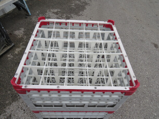 White/Red Dishwasher Rack. 2XBID