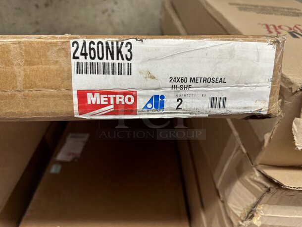 2 Boxes of 2 BRAND NEW! Metro 2460NK3 Metroseal Wire Shelves. 2 Times Your Bid! - Image 4 of 4