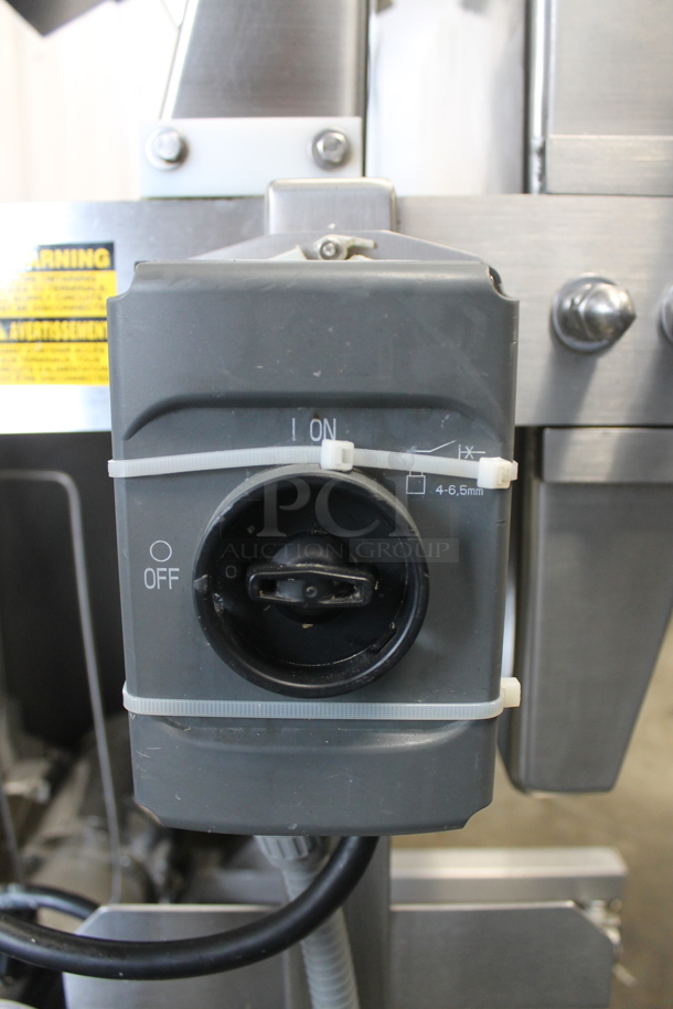 2017 Goodnature EG-260 Stainless Steel Commercial Floor Style Cold Press Juicer on Commercial Casters. 230 Volts, 1 Phase.  - Image 5 of 12