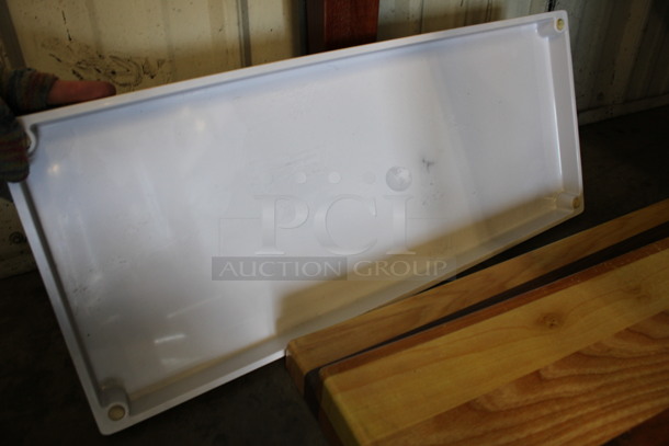 3 Poly Wood Pattern Trays. 9.5x23.5x1.5, 20x23.5x1.5. 3 Times Your Bid! - Image 3 of 3
