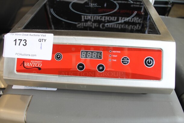 BRAND NEW IN BOX! Avantco 177IC3500 Stainless Steel Commercial Countertop Electric Powered Single Burner Induction Range. 208/240 Volts, 1 Phase. Tested and Working! - Image 3 of 6