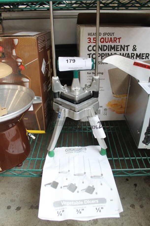BRAND NEW SCRATCH AND DENT! Garde Metal Commercial Countertop Vegetable Cutter. - Image 1 of 6