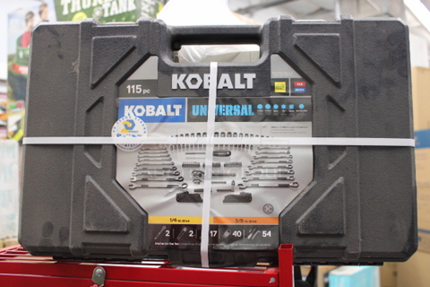 Kobalt 737617 115pc Universal Mechanics Tool Set