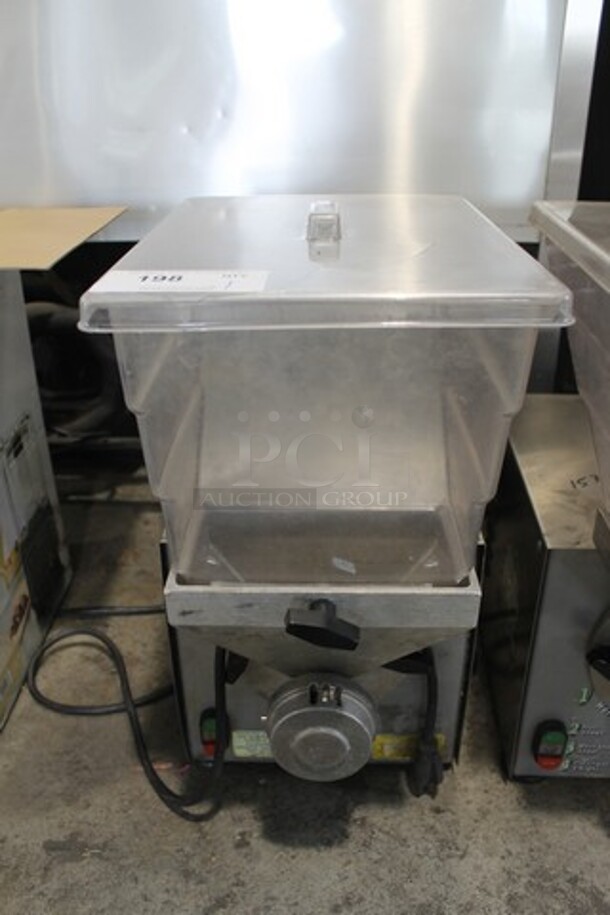 Olde Tyme PN2 Stainless Steel Commercial Countertop Nut Grinder. 115 Volts, 1 Phase. Tested and Working! - Image 1 of 9