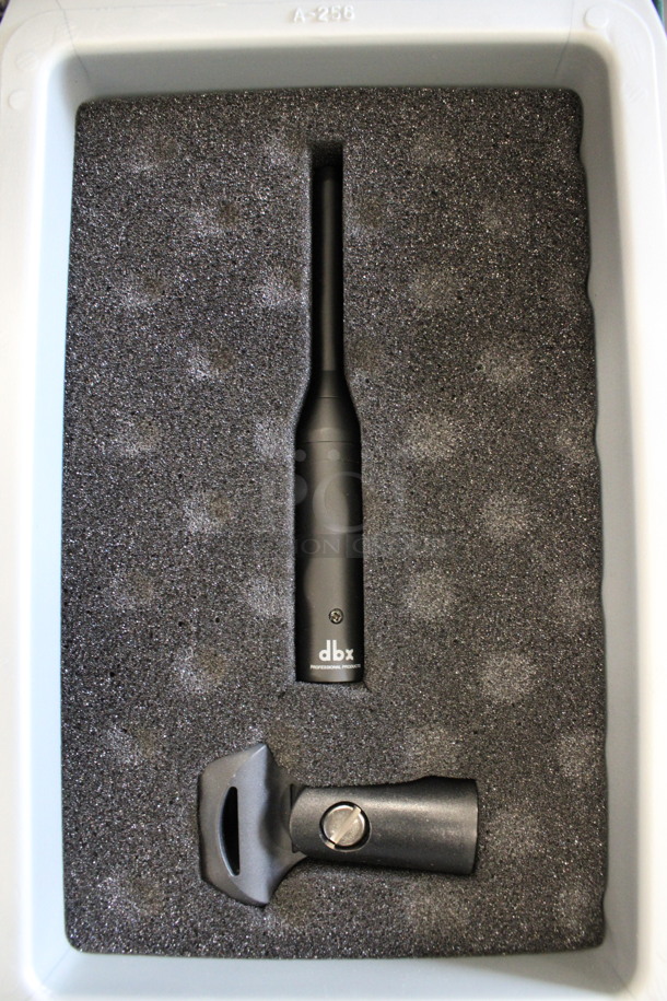 DBX Professional Products RTA Measurement Microphone in Hard Case. 7x12x3.5