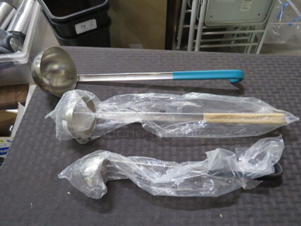 NEW Vollrath Stainless Steel Assorted Size Ladle. 3XBID