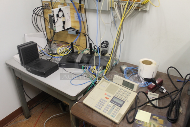 ALL ONE MONEY! ROOM LOT of Various Items Including Tables, Metal Shelving, Office Chair and Computer. BUYER MUST REMOVE. - Image 4 of 12