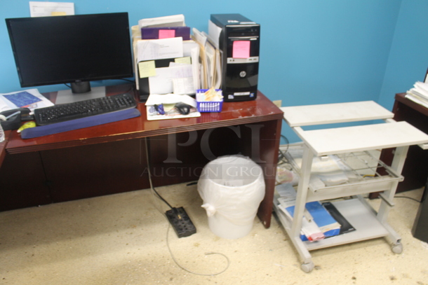 ALL ONE MONEY! ROOM LOT of Various Items Including Desk, Computer, Chair and Filing Cabinet. BUYER MUST REMOVE. - Image 9 of 12