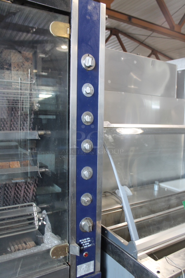 Rotisol Stainless Steel Commercial Floor Style Natural Gas Powered Rotisserie Oven. - Image 5 of 12
