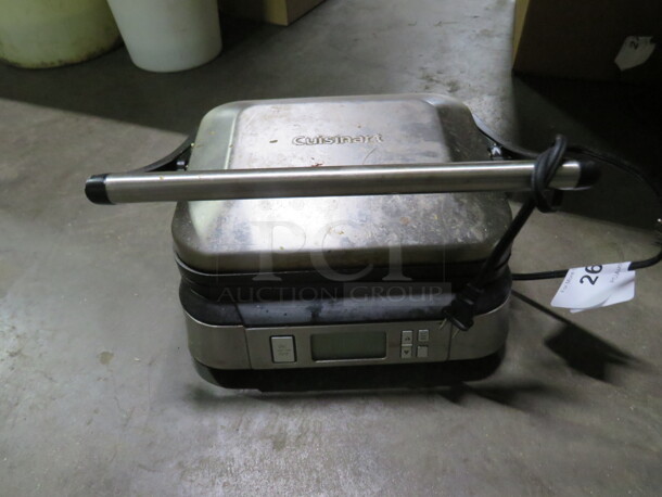 One Cuisinart Smokeless Contact Griddler. Model# GR-6S. 120 Volt. $129.99 - Image 1 of 2
