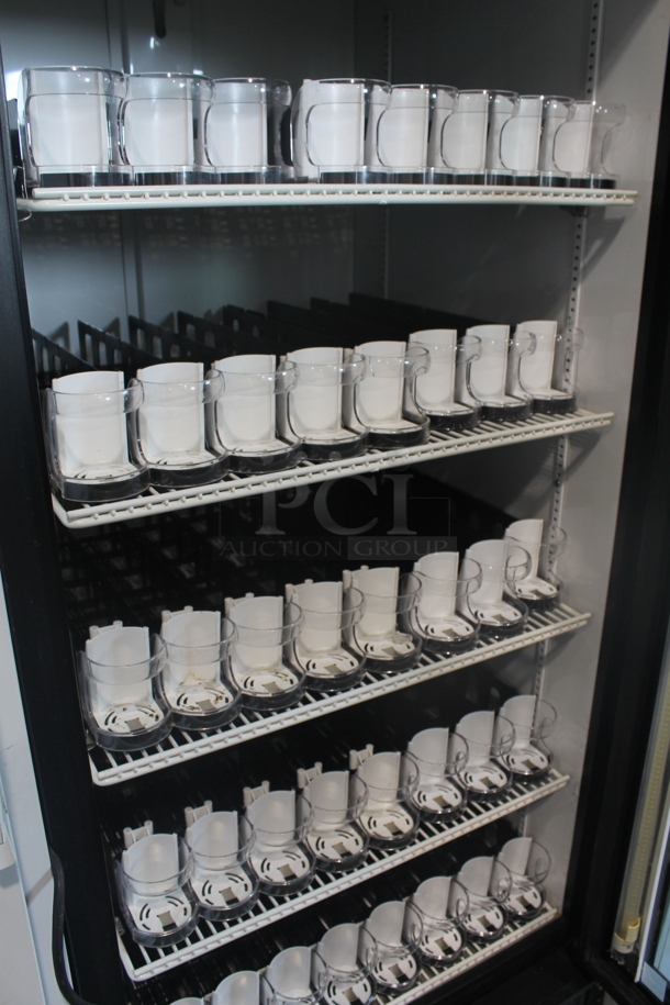 2012 True GDM-26EM Commercial One-Door Merchandiser Cooler With Individual Drink Holders, Black 115V, 1 Phase. Tested and Working! - Image 4 of 6