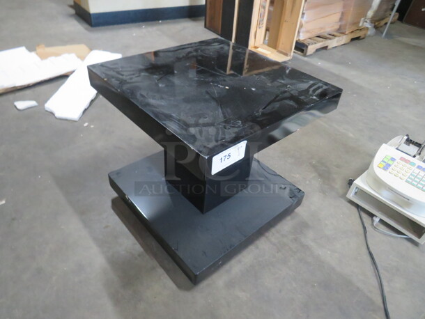 One Black Table. 22X22X22 - Image 2 of 2