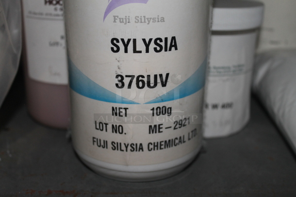 Gray Metal Shelving Unit w/ Contents Including Chemicals. BUYER MUST REMOVE. - Image 8 of 10