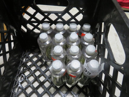 One Lot Of 14 Bottles Of Candle And Lamp Oil. NO SHIPPING.